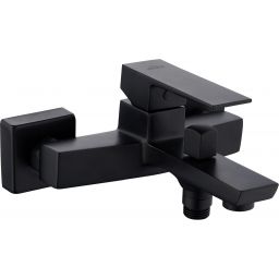 Invena Paros bateria wannowo-prysznicowa ścienna czarny mat BW-09-004