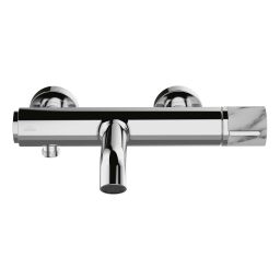Invena Gabro Plus bateria wannowo-prysznicowa ścienna chrom BW3P001