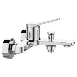 Invena Alonia bateria wannowo-prysznicowa ścienna chrom BW-70-001