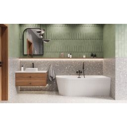 Invena Alonia bateria wannowo-prysznicowa ścienna czarna BW-70-004-V