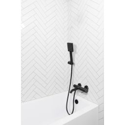 Invena Kalitea bateria wannowo-prysznicowa ścienna czarny BW-72-004