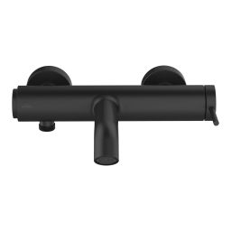 Invena Kalitea bateria wannowo-prysznicowa ścienna czarny BW-72-004