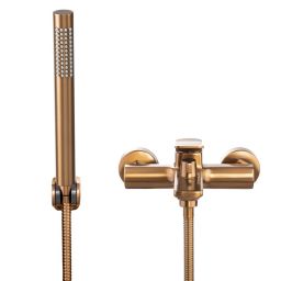 Invena Neri Plus bateria wannowo-prysznicowa ścienna miedź BW-P1-014