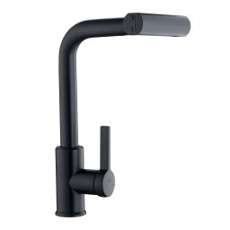 Invena Nelia bateria kuchenna stojąca czarna BZ-34-004