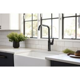 Invena Alonia bateria kuchenna stojąca czarna BZ-70-004