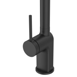 Invena Kalitea bateria kuchenna stojąca czarny mat BZ72004