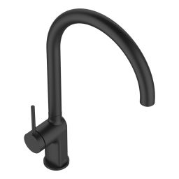 Invena Kalitea bateria kuchenna stojąca czarny mat BZ72004