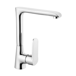 Invena Siros bateria kuchenna stojąca chrom BZ-90-L01