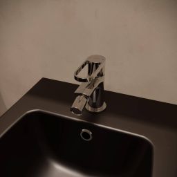 Invena Tavro bidet wiszący czarny CB-71-005