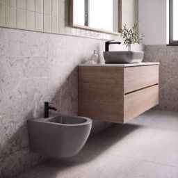 Invena Tavro bidet wiszący szary CB-71-007