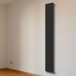 Invena grzejnik łazienkowy dekoracyjny 160x48 cm czarny UG-10-C16