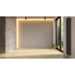 Invena grzejnik łazienkowy dekoracyjny 200x48 cm czarny UG-10-C20