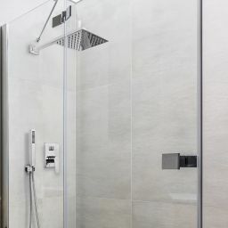 Invena Dokos zestaw prysznicowy podtynkowy z deszczownicą chrom BS-19-CK2