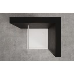 Invena ścianka prysznicowa walk-in 100 cm chrom półmat/szkło przezroczyste AK-32-102