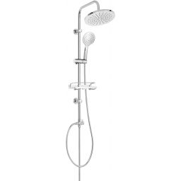 Invena Corso zestaw prysznicowy ścienny z deszczownicą chrom AU-23-001