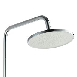 Invena Rikia zestaw prysznicowy ścienny z deszczownicą chrom AU-24-B01