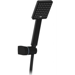 Invena Patras Black zestaw prysznicowy ścienny czarny AU-31-M04