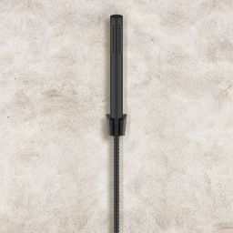 Invena Alonia zestaw prysznicowy ścienny czarny AU-70-M04