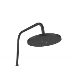 Invena Kalitea zestaw prysznicowy ścienny czarny AU72004