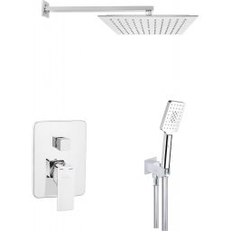 Invena Nyks zestaw prysznicowy podtynkowy chrom BS-28-0K2