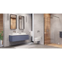 Invena Alonia zestaw prysznicowy podtynkowy z deszczownicą chrom BS-70-001