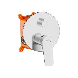 Invena Alonia zestaw prysznicowy podtynkowy z deszczownicą chrom BS-70-001