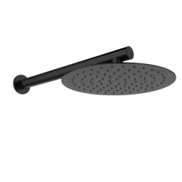 Invena Alonia zestaw prysznicowy podtynkowy z deszczownicą czarny BS-70-004