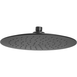 Invena Musta deszczownica okrągła 25 cm czarna SC-D1-075