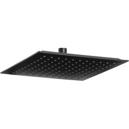 Invena Svart deszczownica kwadratowa 25 cm czarna SC-D1-076