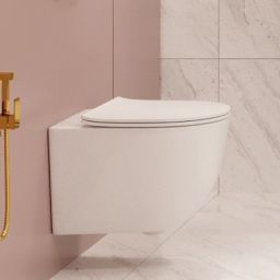 Invena Tinos miska WC wisząca bez kołnierza biały CE-91-001