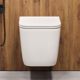 Invena Paros miska wc wisząca z deską wolnoopadającą biała CE90001W