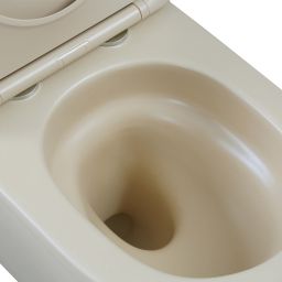 Invena Tavro QFS miska WC z deską wolnoopadającą wisząca bez kołnierza cappuccino CE-71-008