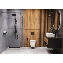 Invena Paros miska wc wisząca z deską wolnoopadającą biała CE90001W