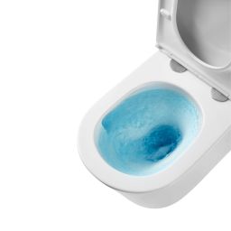 Invena Limnos miska WC z deską wolnoopadającą wisząca bez kołnierza ze spłukiwaniem wirowym biały połysk CE-93-001
