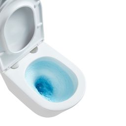 Invena Limnos miska WC z deską wolnoopadającą wisząca bez kołnierza ze spłukiwaniem wirowym biały połysk CE-93-001