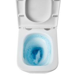 Invena Florina miska WC z deską wolnoopadającą wisząca bez kołnierza spłukiwanie wirowe biały połysk CE-94-001