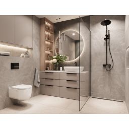 Invena Korfu miska WC z deską wolnoopadającą wisząca bez kołnierza spłukiwanie wirowe biały połysk CE-95-001