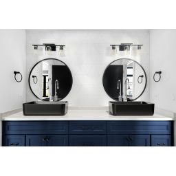 Invena Paros umywalka 47,5x37,5 cm nablatowa prostokątna czarny półmat CE-36-005