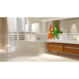 Invena Kos umywalka 42 cm nablatowa okrągła biała CE-38-001