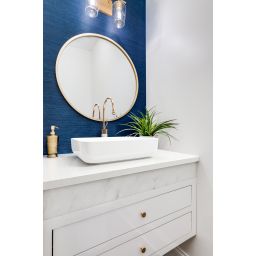 Invena Florina umywalka 51x40 cm nablatowa prostokątna biała CE-40-001