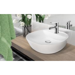 Invena Parla umywalka 40 cm nablatowa okrągła biała CE-41-001