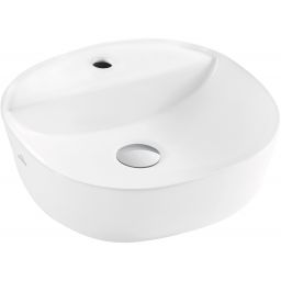 Invena Corso umywalka 50x38 cm nablatowa owalna biała CE-42-001