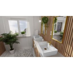 Invena Patras umywalka 49x38 cm nablatowa prostokątna biała CE-46-001