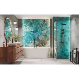 Invena Trigono umywalka 50x40.5 cm nablatowa biała CE-58-001-W