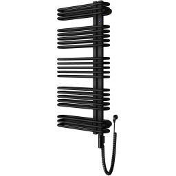 Instal Projekt Astro Electro grzejnik elektryczny 79,3x50 cm czarny/black swan ASTE-50/80C75+GH-06C2