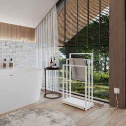 Instal Projekt Mobilo Electro 2 grzejnik elektryczny 90x50 cm biały mat MOBE2-50/90C34