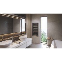 Instal Projekt Retto grzejnik łazienkowy drabinkowy 70,8x41,2 cm czarny RET-40/70C31