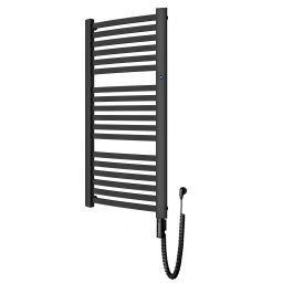 Instal Projekt Retto Electro grzejnik elektryczny 143,6x41,2 cm czarny/black swan RETE-40/140C75+GH-06C2