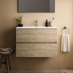 Ideal Standard Eurovit+ umywalka z szafką 80 cm dąb R0574Y8