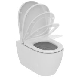 Ideal Standard i.Life O combi-Pack zestaw z deską wisząca bez kołnierza ze spłukiwaniem wirowym biały T572501